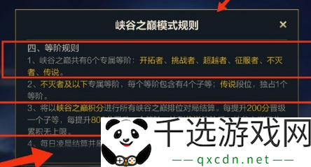 lol手游段位挑战者是什么