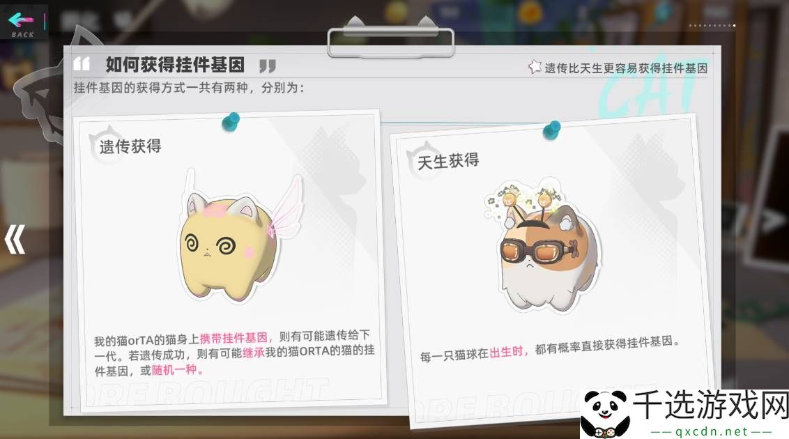 猫之城如何获得挂件基因