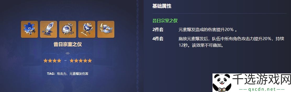 原神珐露珊圣遗物推荐